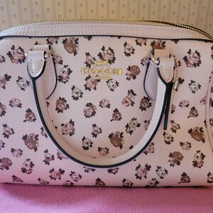 NWOT Coach Pink Floral Crossbody Bag